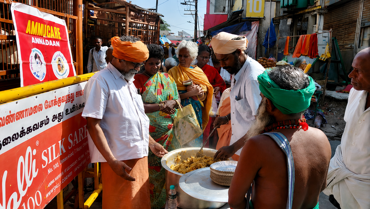 Annadan at Tiruvannamalai