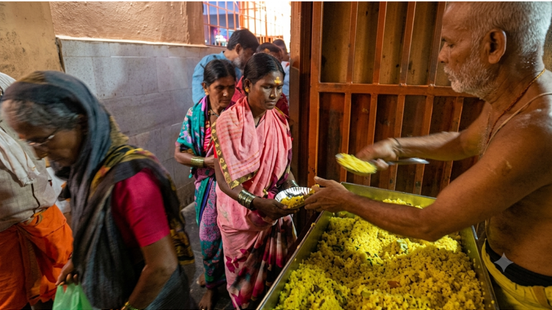 Annadan in Ganagapur, Karnataka